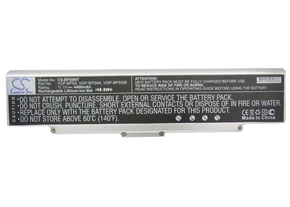 Sony AIO VGN-AR760 VAIO PCG-5G1L VAIO PCG-5G2L VAIO PCG-5G3L VAIO PCG-5J1L VAIO PCG-5J2L VAIO PCG-5K1L 4400mAh Laptop and Notebook Replacement Battery-5