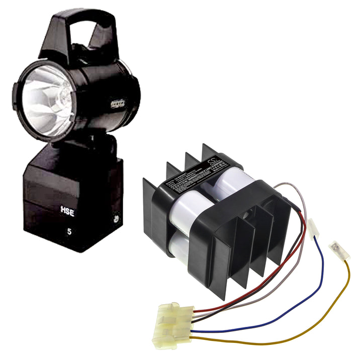 Bosch Eisemann HSE 5 HSE5 Flashlight Replacement Battery-6