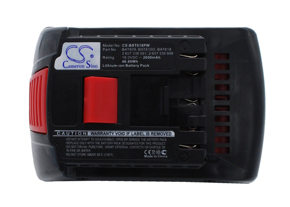 Bosch 17618 17618-01 25618-01 25618-02 266 2600mAh Replacement Battery-main