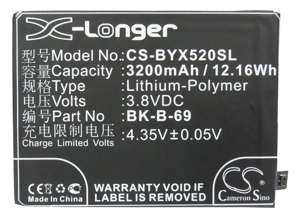 Vivo X520 X520A X520L Xplay 3S Mobile Phone Replacement Battery-5