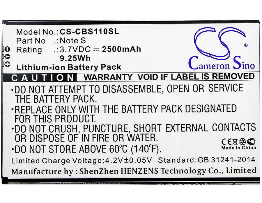 Cubot Note S Mobile Phone Replacement Battery-5