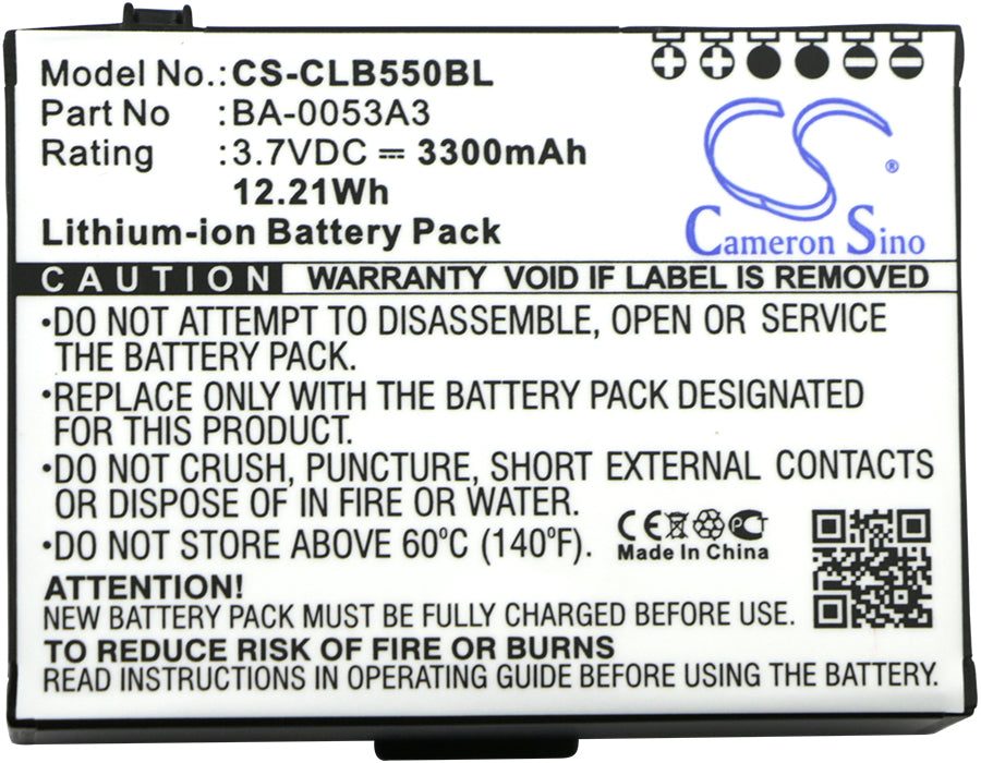 Cipherlab CP50 CP55 3300mAh Replacement Battery-3