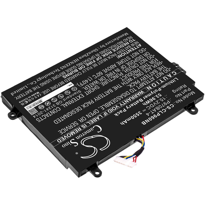 Clevo P960 P960EN-K Laptop and Notebook Replacement Battery-2