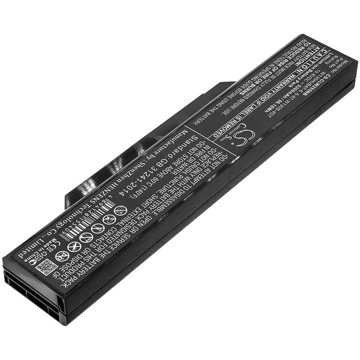 Clevo W130EV W130EW W130Ex W130HU W130HV W130Hx W255CEW Laptop and Notebook Replacement Battery-2