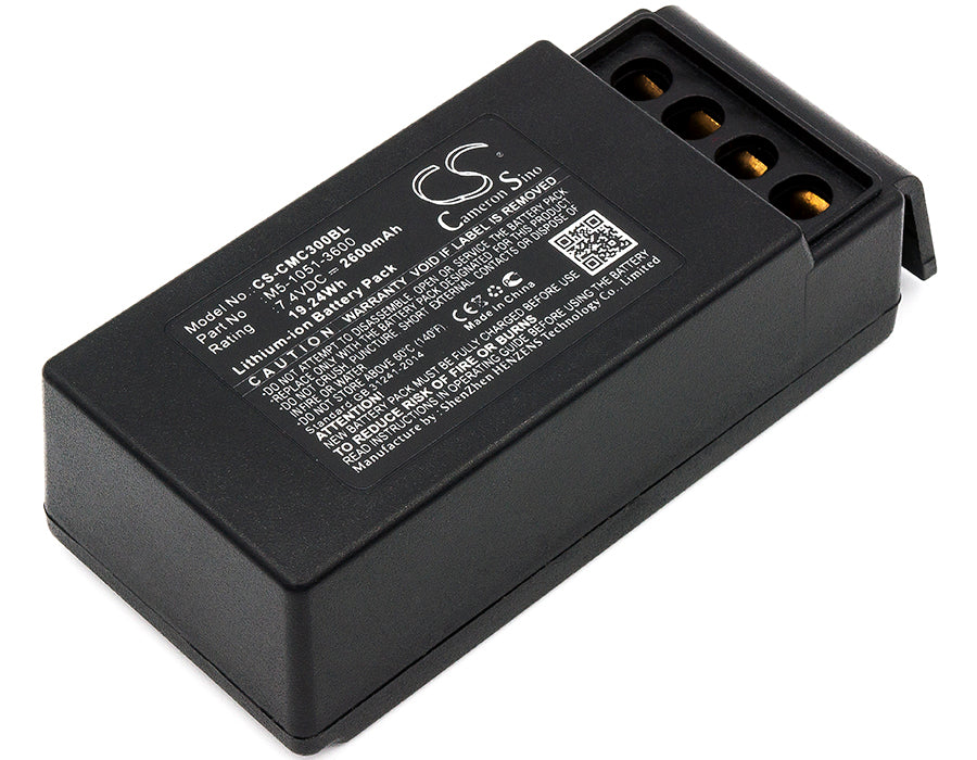 Cavotec M9-1051-3600 EX MC-3 MC-3000 2600mAh Replacement Battery-main