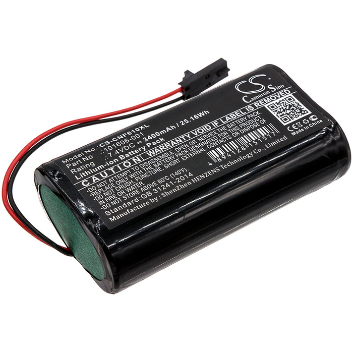 Comsonics 101610-DF QAM Sniffer 3400mAh Replacement Battery-main