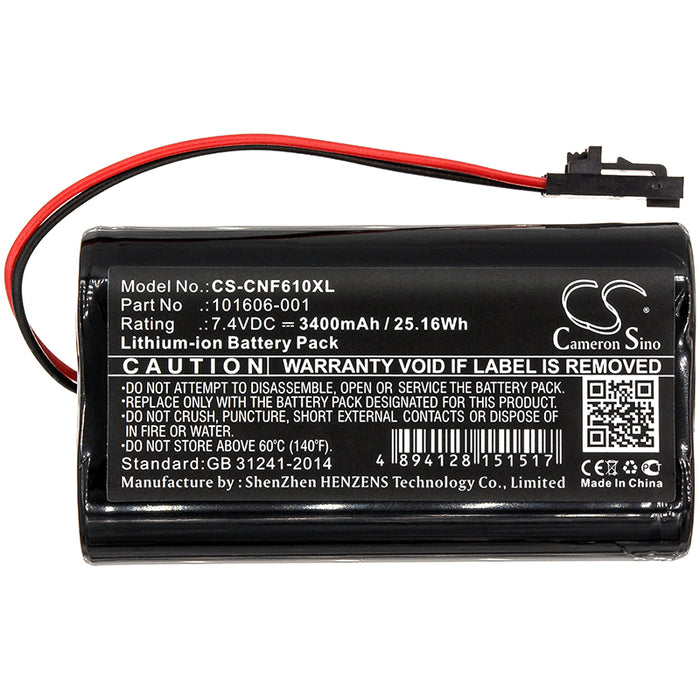 Comsonics 101610-DF QAM Sniffer 3400mAh Replacement Battery-3