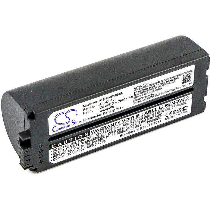Canon Selphy CP- 500 Selphy CP-100 Selphy  2000mAh Replacement Battery-main