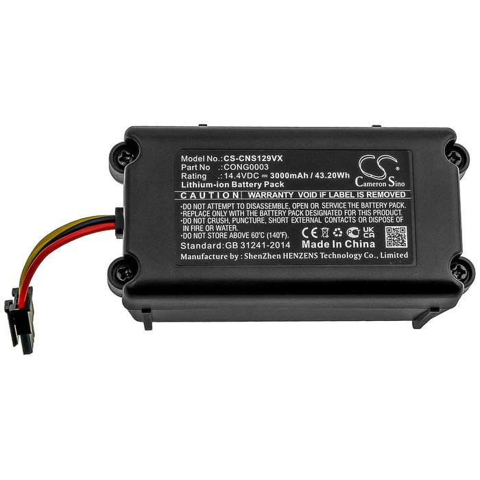 14.4V 3200mAh Rechargeable Battery For Robot Sweeper Cecotec Conga 1290  1390 New