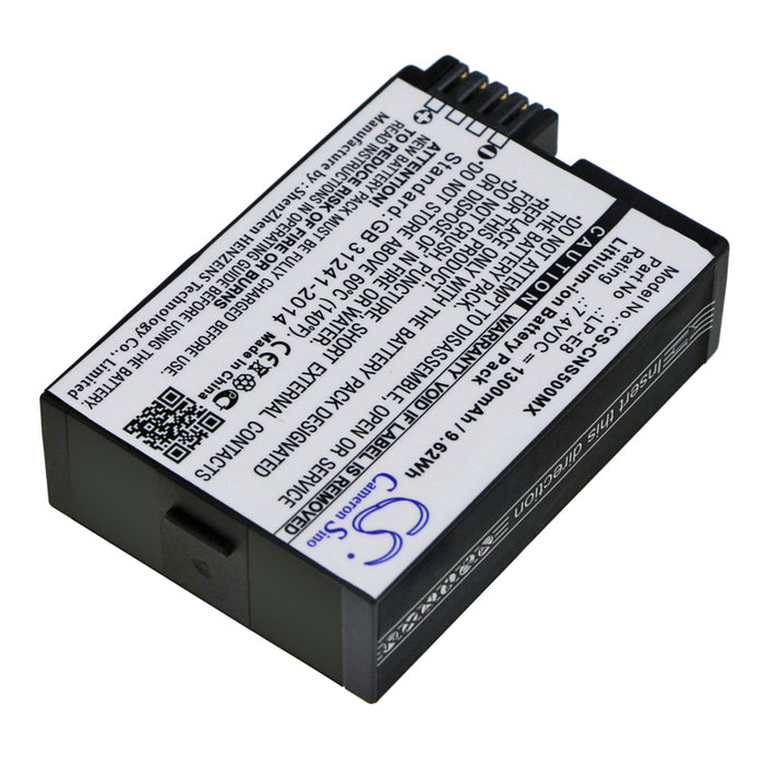 Canon EF-S EOS 550D EOS 600D EOS 650D EOS 700D EOS Kiss X4 EOS Kiss X5 EOS Kiss X6i EOS Rebel T2i EOS Rebel T3i EOS 1300mAh Camera Replacement Battery-2