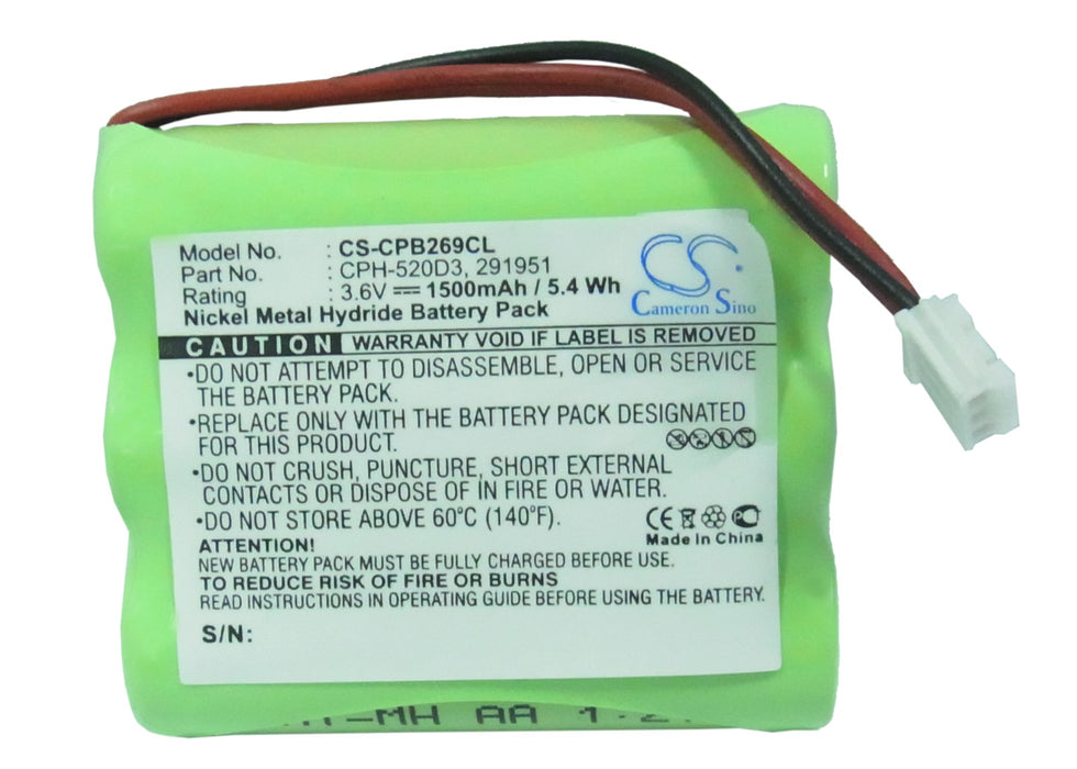 RCA 25450 25450RE3 5-2699 H25450RE3 H5450 Cordless Phone Replacement Battery-4