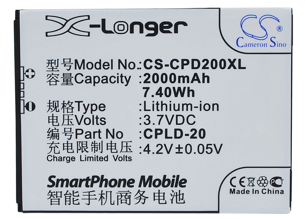 Coolpad 8730 8736 8920 2000mAh Mobile Phone Replacement Battery-5
