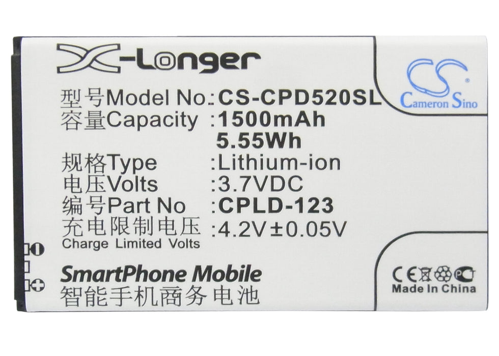 Coolpad 5200 Mobile Phone Replacement Battery-5