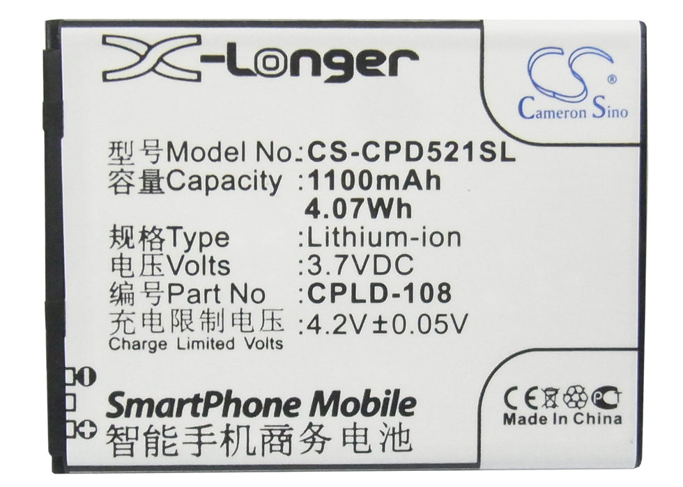 Coolpad 5210A 5210D Mobile Phone Replacement Battery-5