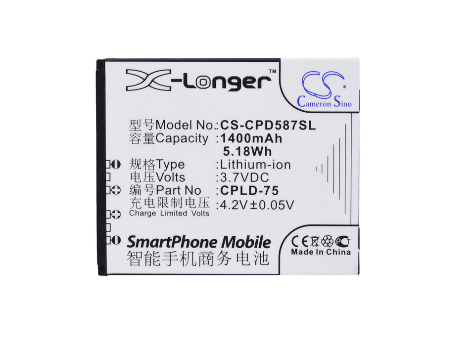 Coolpad 5870 7260 7260+ Mobile Phone Replacement Battery-5