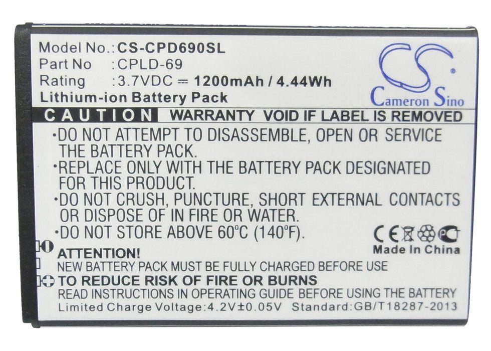 Coolpad 8809 1200mAh Mobile Phone Replacement Battery-5