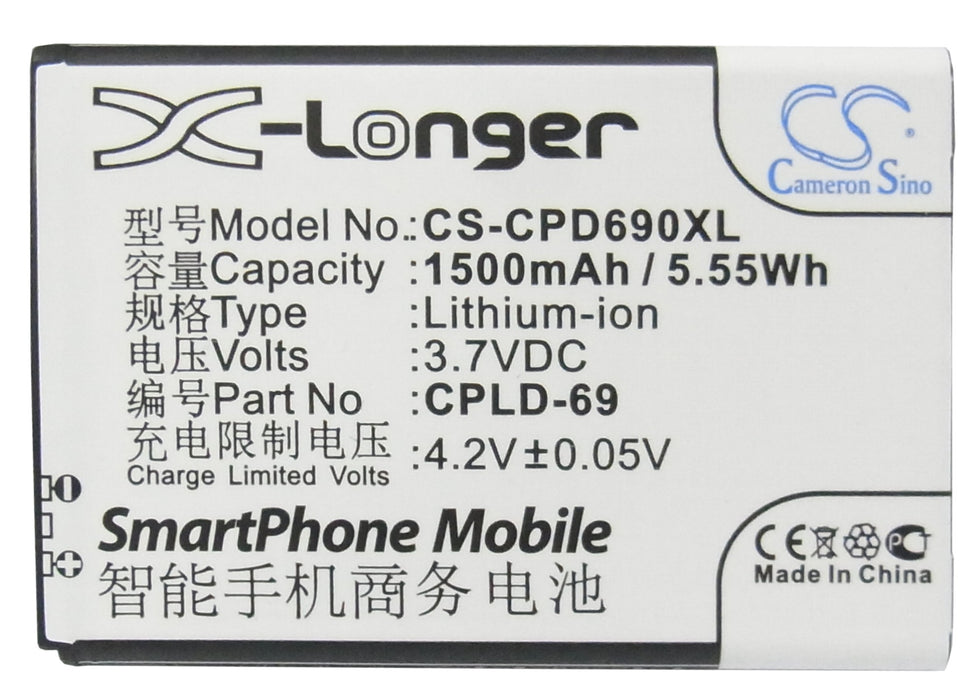 Coolpad 8809 Mobile Phone Replacement Battery-5