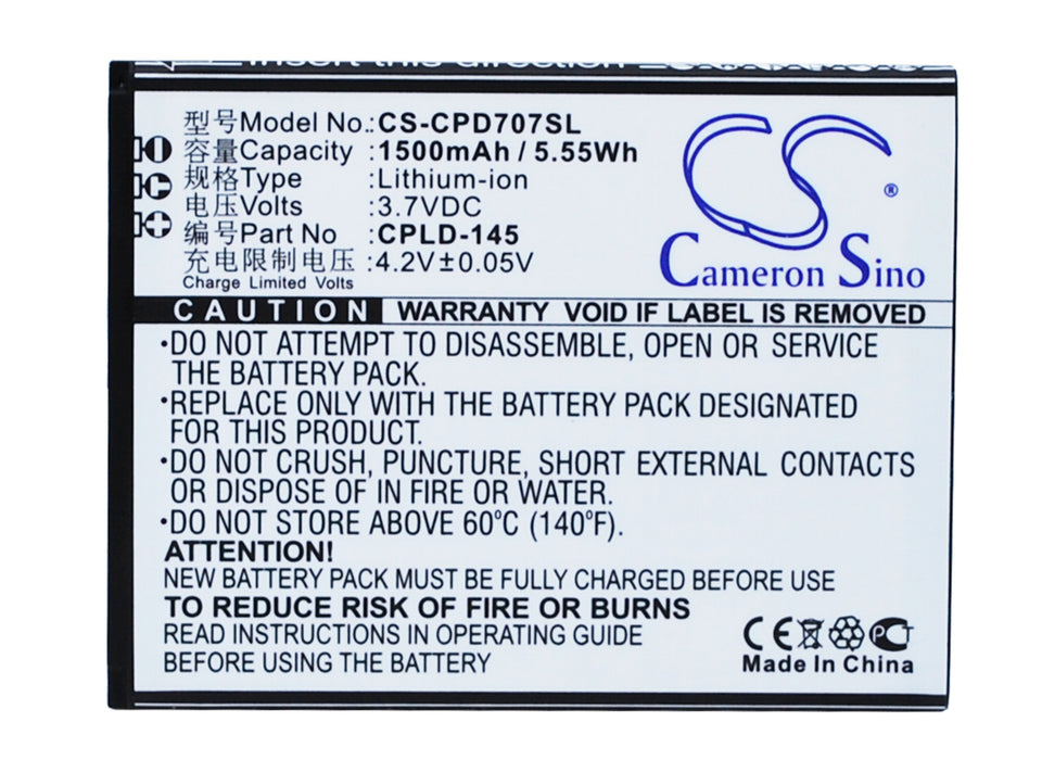 Coolpad 8707 Replacement Battery-main