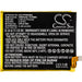 Coolpad 8298 8298-A01 8298-L00 Note 3 Lite Mobile Phone Replacement Battery-3