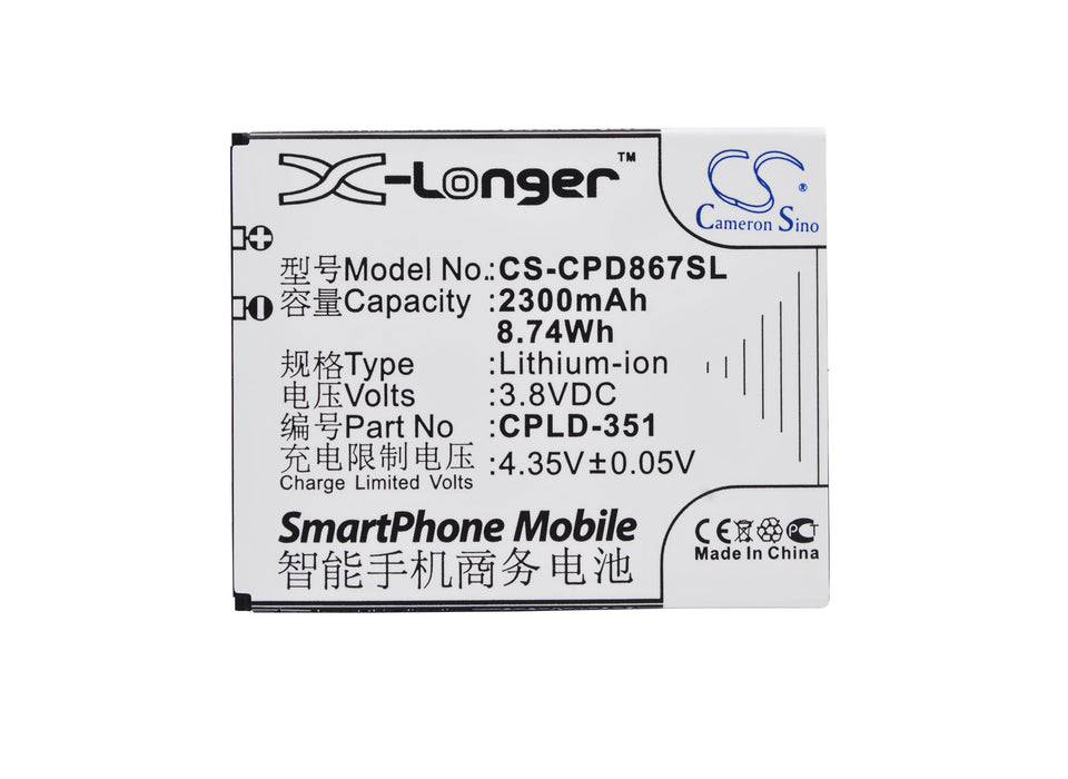 Coolpad 8675 8675 HD 4G F2 Mobile Phone Replacement Battery-5