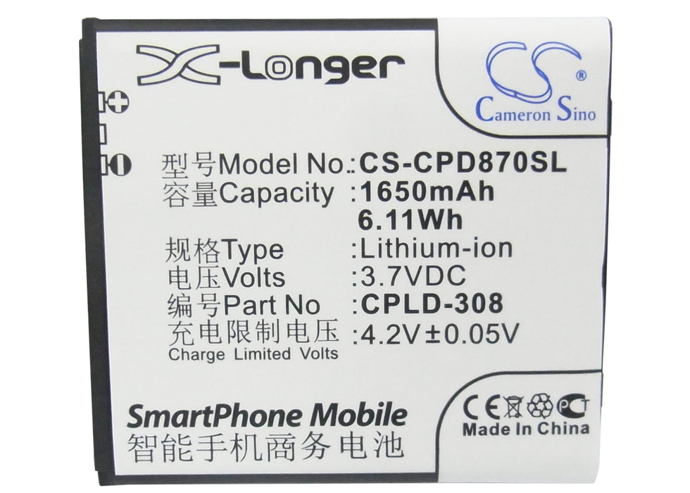 Coolpad 8085 8085Q 8702 Mobile Phone Replacement Battery-5