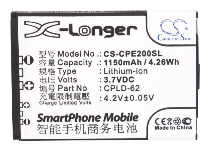 Coolpad 5800 D280 D520 D550 E200 E570 E600 Mobile Phone Replacement Battery-5