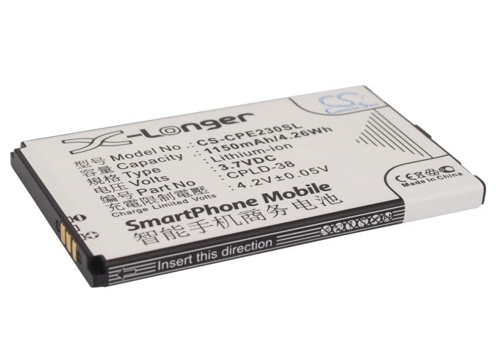 Coolpad E230 E506 F603 F608 S66 Replacement Battery-main