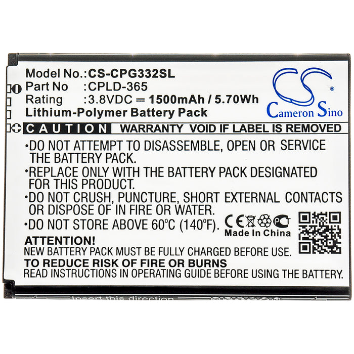 Coolpad 3320A Rogue 4G Mobile Phone Replacement Battery-3
