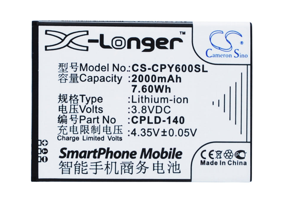 Coolpad 5316 8713 Y60-W Mobile Phone Replacement Battery-5