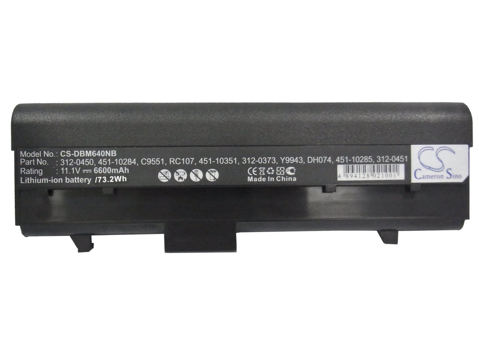 Dell Inspiron 630M Inspiron 640M Inspiron E1405 PP19L XPS XPS M140 6600mAh Laptop and Notebook Replacement Battery-5
