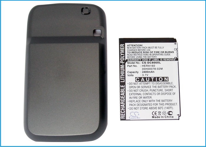 Dopod C800 C858 2400mAh Mobile Phone Replacement Battery-4