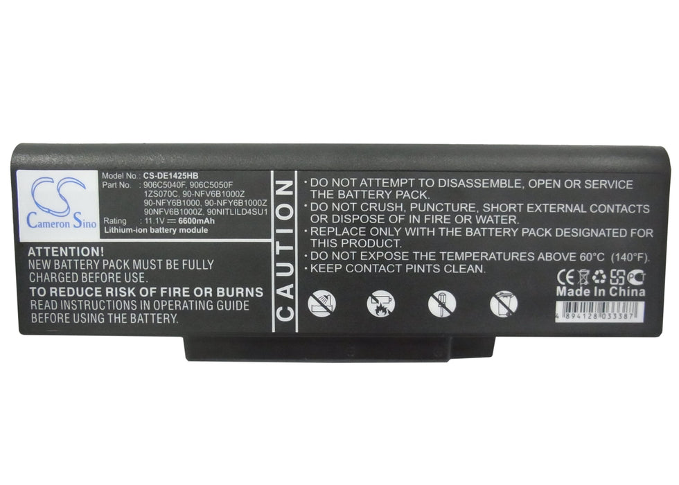 Dell Inspiron 1425 Inspiron 1427 6600mAh Laptop and Notebook Replacement Battery-5
