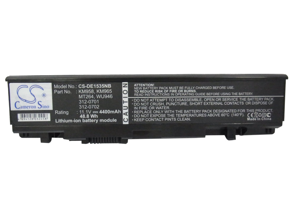 Dell Studio 1535 Studio 1536 Studio 1537 Studio 1555 Studio 1557 4400mAh Laptop and Notebook Replacement Battery-5