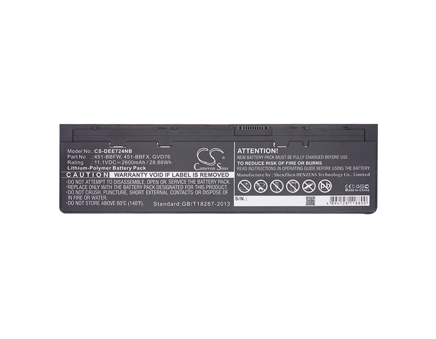 Dell Latitude 12-7000 Latitude E7240 Latitude E7250 Laptop and Notebook Replacement Battery-5