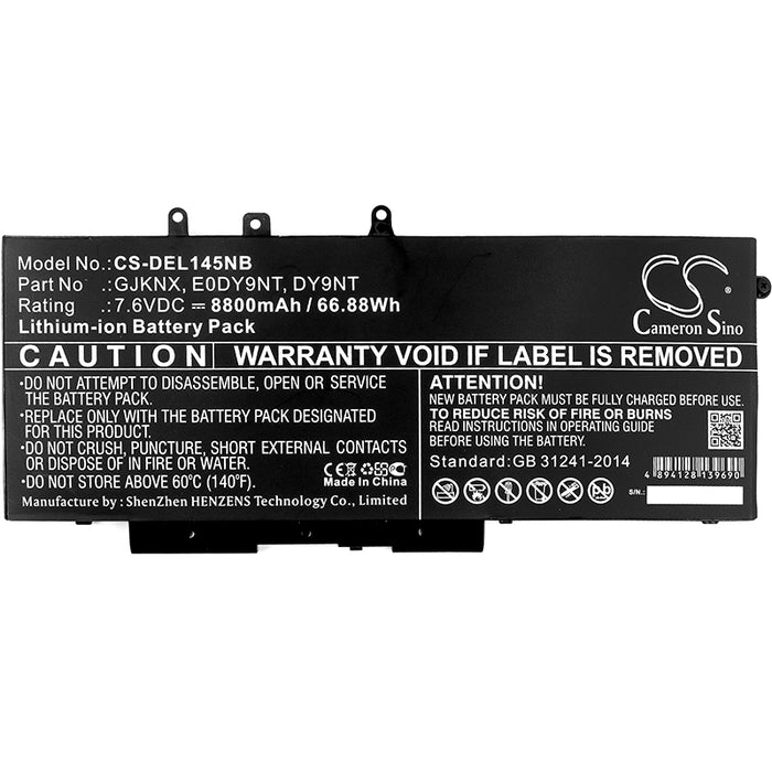 Dell Latitude 14 5490 Latitude 14 5491 Latitude 14 5495 Latitude 15 5580 Latitude 15 5590 Latitude 15 5591 Lat Laptop and Notebook Replacement Battery-3