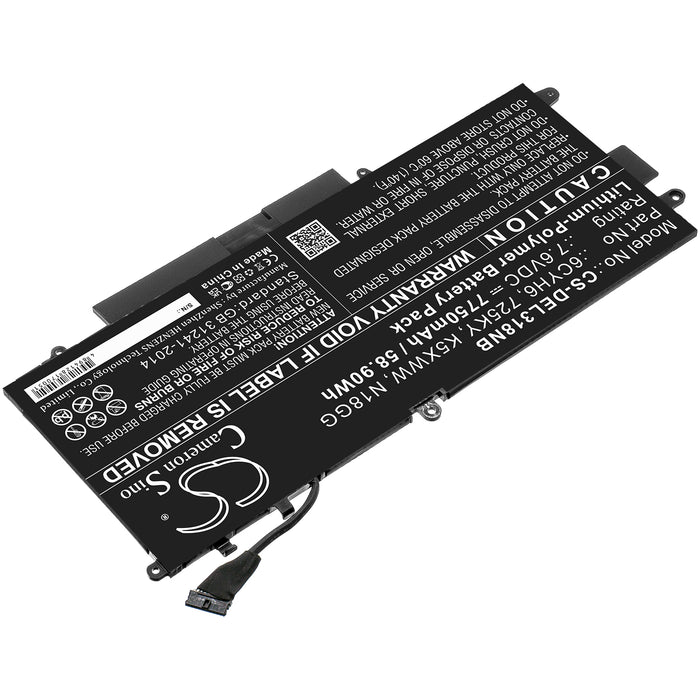Dell Latitude 12 5289 Latitude 5289 Latitude E5289 Latitude L3180 N003L7390-C-D1606FTCN N012L7390-C-D1706FTCN Laptop and Notebook Replacement Battery-2