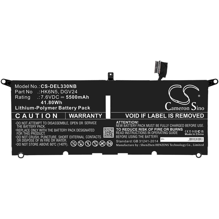 Dell Inspiron 13 5000 5390 Inspiron 13 5390 Inspiron 13-5390-D1305L Inspiron 13-5390-D1305S Inspiron 13-5390-D Laptop and Notebook Replacement Battery-3