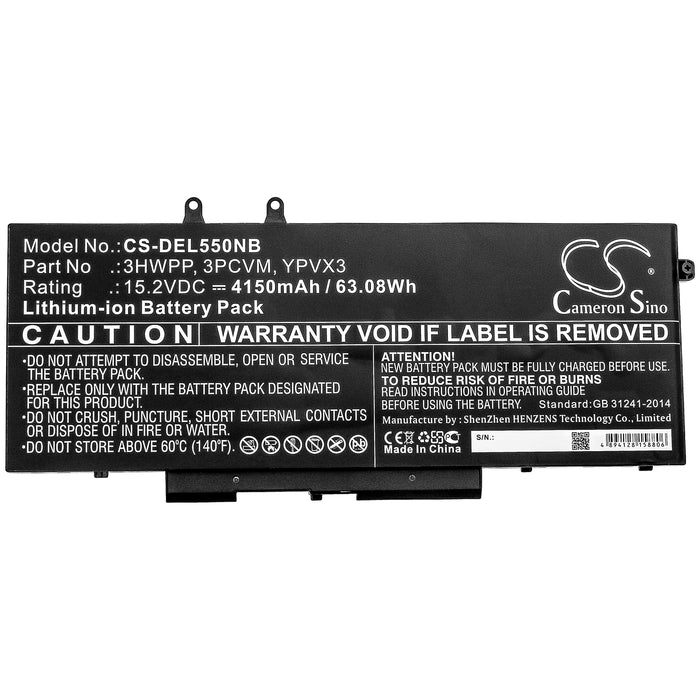 Dell Latitude 14 5410 Latitude 14 5410 08T9X Latitude 14 5410 20TT1 Latitude 14 5410 27VWJ Latitude 14 5410 2X Laptop and Notebook Replacement Battery-3