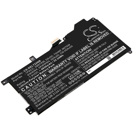 Dell Latitude 12 7200 Latitude 7200 2-in-1 Replacement Battery-main