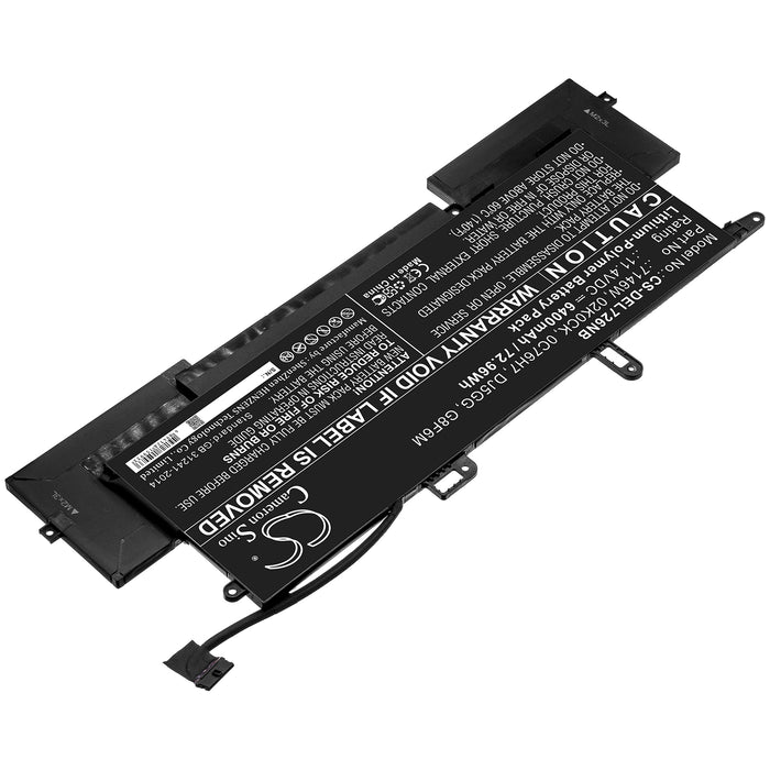Dell Latitude 7400 2-in-1 Latitude 7400 2-in-1 (N020L740 Latitude 7400 2-in-1 (N032L740 Latitude E7260 Laptop and Notebook Replacement Battery-2