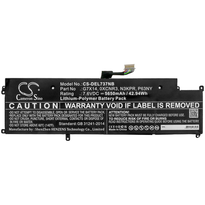 Dell Latitude 13 7370 Latitude 7370 Latitude E7370 Laptop and Notebook Replacement Battery-3
