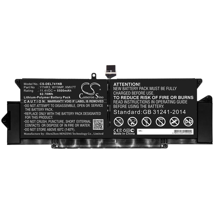 Dell Latitude 7410 Laptop and Notebook Replacement Battery-3