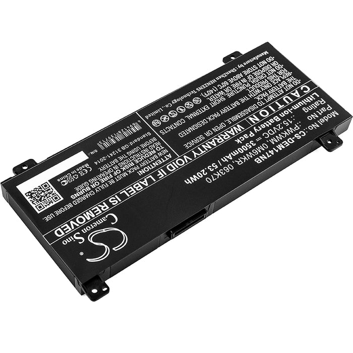 Dell 14-7000 14-7466 14-7467 Inspiron 14 7000 Inspiron 14 7466 Inspiron 14 7467 Inspiron 14 GAMING 7467 Inspir Laptop and Notebook Replacement Battery-2