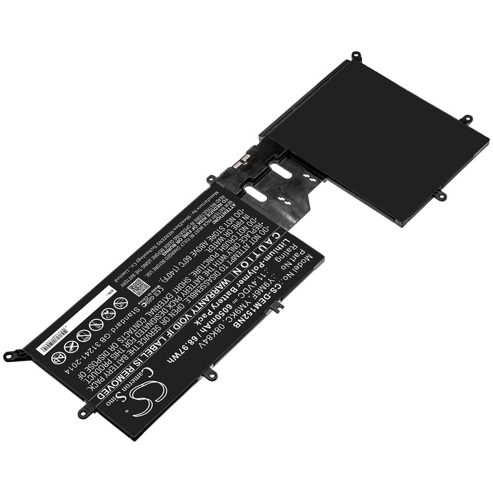 Dell Alienware M15 ALW15M-D4505B Alienware M15 ALW15M-D4725B Alienware M15 ALW15MD4725W Alienware M15 ALW15M-D Laptop and Notebook Replacement Battery-2