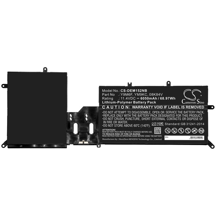 Dell Alienware M15 ALW15M-D4505B Alienware M15 ALW15M-D4725B Alienware M15 ALW15MD4725W Alienware M15 ALW15M-D Laptop and Notebook Replacement Battery-3