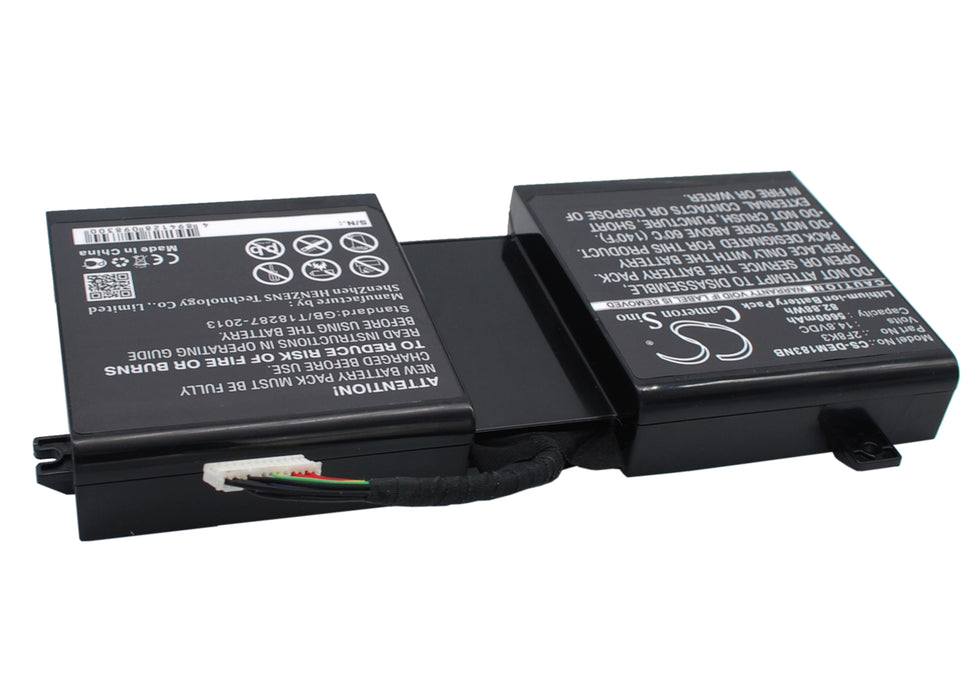 Dell Alienware 1 Alienware 17 Alienware 18 Alienware A18 Alienware M17 R5 Alienware M17X R5 Al Laptop and Notebook Replacement Battery-3