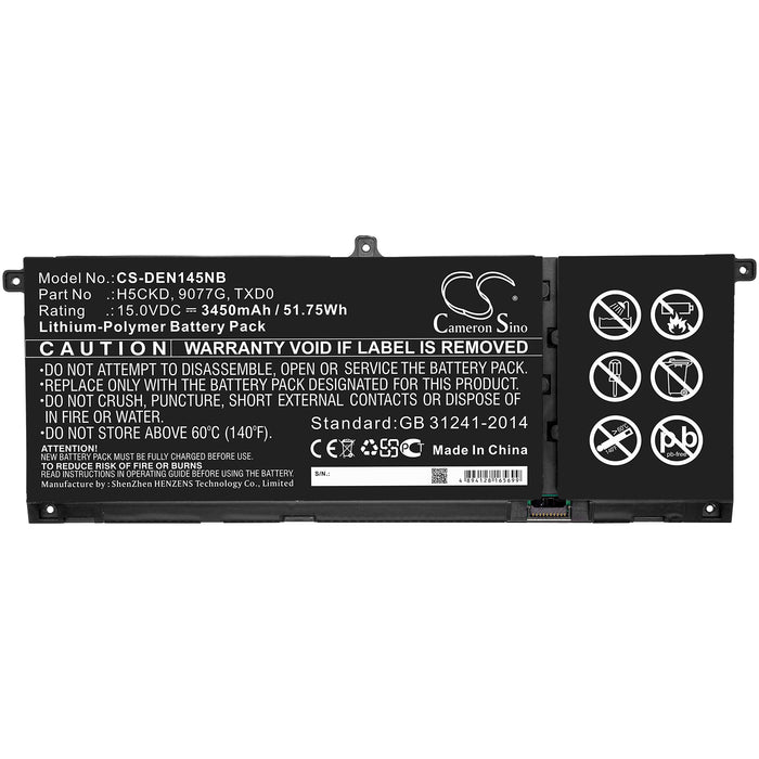 Dell Inspiron 13 7306 2-in-1 Inspiron 14 5401 Inspiron 15 5501 Inspiron 15 5502 Inspiron 15 7506 2-in-1 P97F L Laptop and Notebook Replacement Battery-3