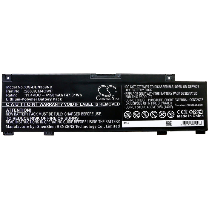 Dell G3 15 3590 G3 3590 G3 3590-R1545BL G3 3590-R1862BL Ins 14-5490-D1305S Ins 14-5490-D1505L Ins 14-5490-D150 Laptop and Notebook Replacement Battery-3