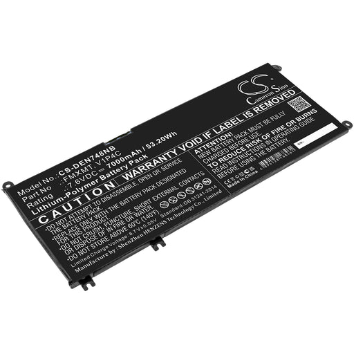Dell Chromebook 13 3380 Chromebook 13 3380-6TXJ4 Chromebook 13 3380-7TFG4H Chromebook 3380 Inspiron 7486 Chrom Laptop and Notebook Replacement Battery