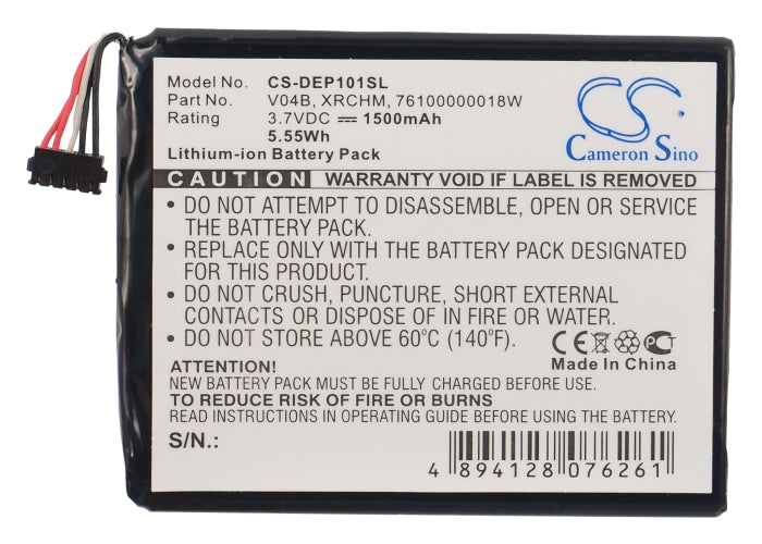 Dell 101DL D43 Streak Pro V04B PDA Replacement Battery-5